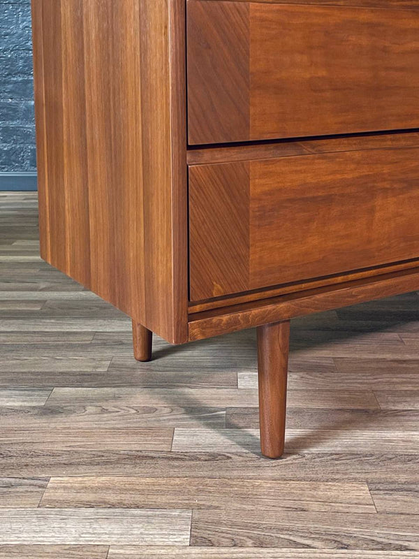 Mid-Century Modern 9-Drawer Walnut Dresser, c.1960’s