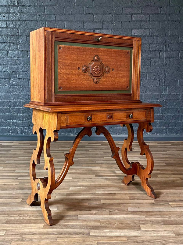 Antique American Victorian Secretary Desk w/ Drop Front, c.1920’s