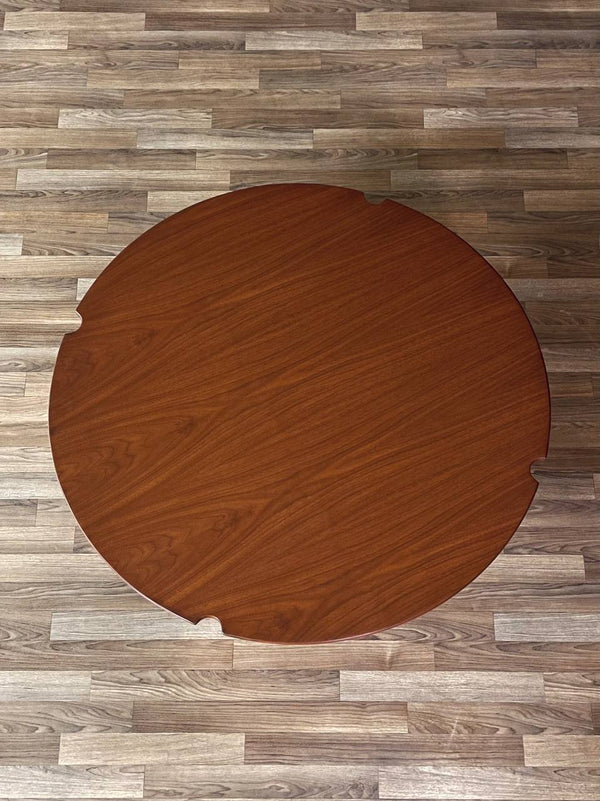 Mid-Century Swedish Modern Sculpted Walnut Top Coffee Table, c.1950’s