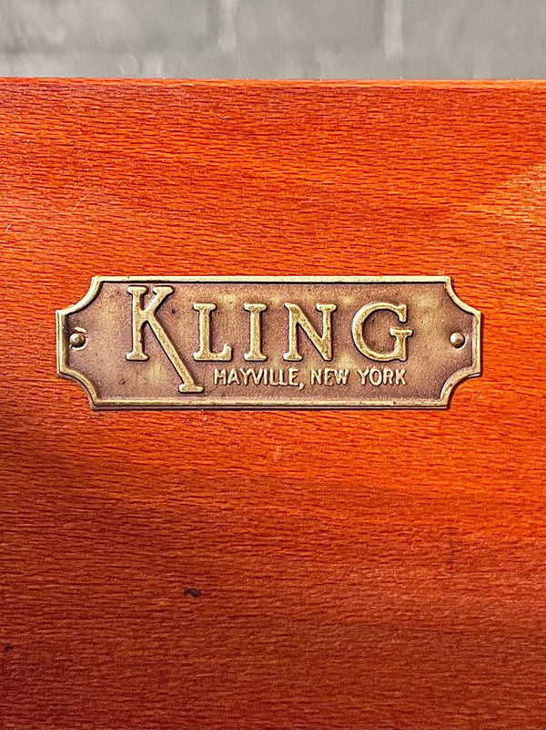 Vintage Colonial Revival Highboy Dresser by Kling Furniture, c.1950’s