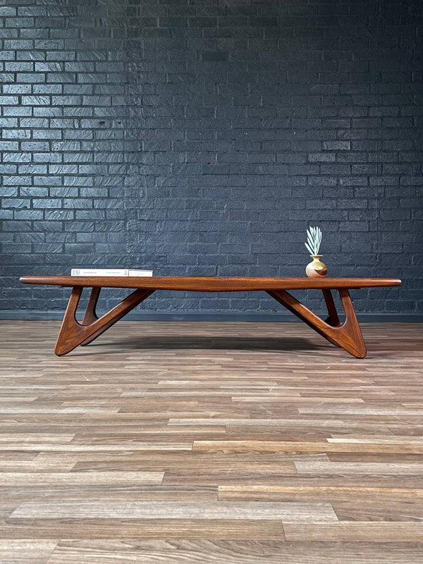 Mid-Century Modern “American Leisure” Walnut Coffee Table by Kroehler, c.1960’s