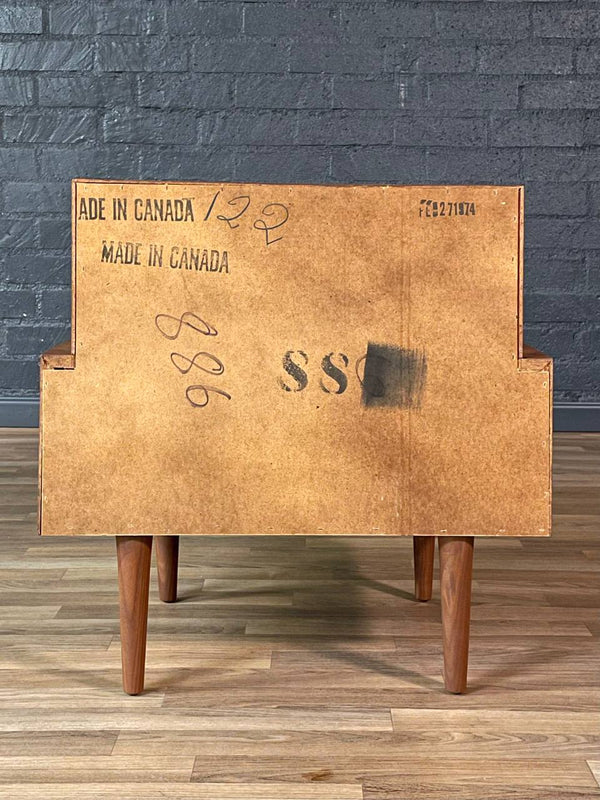 Mid-Century Modern Brutalist Walnut Night Stand, c.1970’s