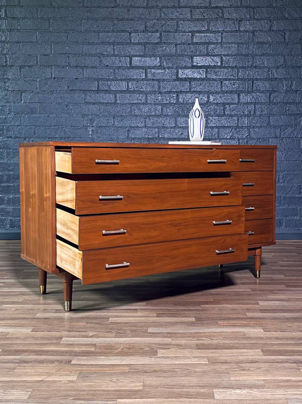 Mid-Century Modern “Biscayne” Walnut Dresser by Drexel, c.1950’s