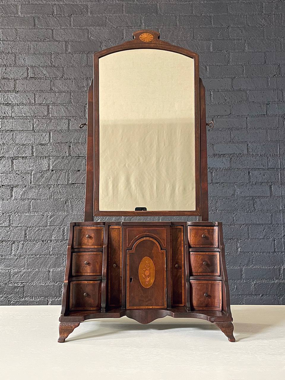 English Antique Miniature Dressing Mirror Stand, c.1940's – Vintage Supply English Antique Miniature Dressing Mirror Stand, c.1940's – Vintage Supply