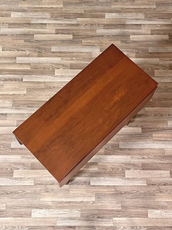 American Farmhouse Drop-Leaf Dining Table w/ Turned Legs, c.1940’s