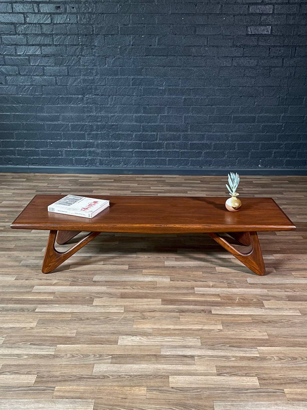 Mid-Century Modern “American Leisure” Walnut Coffee Table by Kroehler, c.1960’s