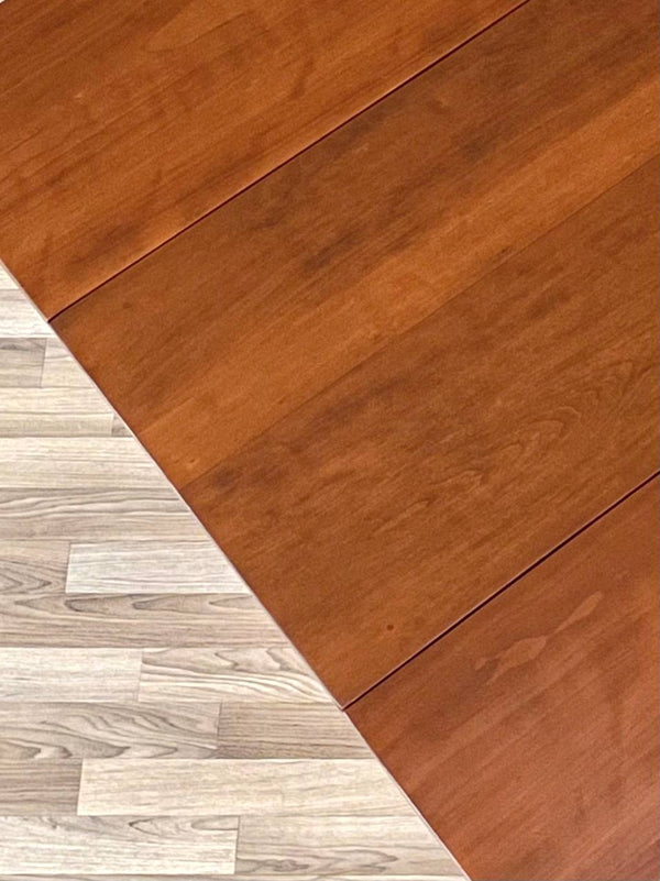 American Farmhouse Drop-Leaf Dining Table w/ Turned Legs, c.1940’s