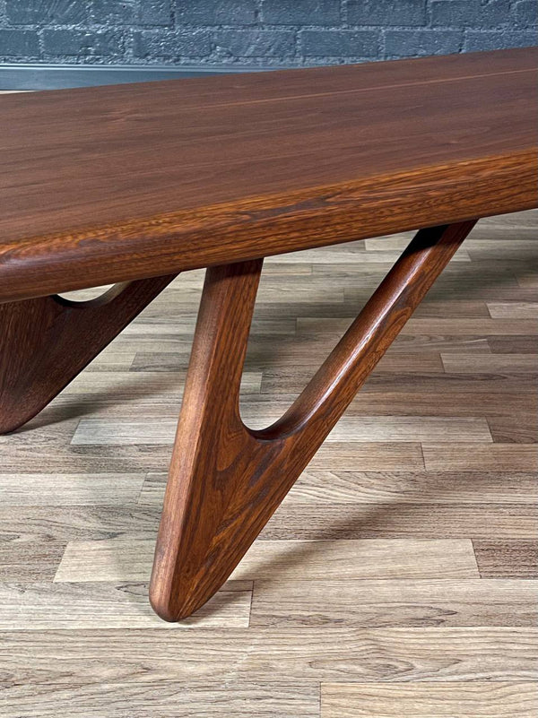 Mid-Century Modern “American Leisure” Walnut Coffee Table by Kroehler, c.1960’s