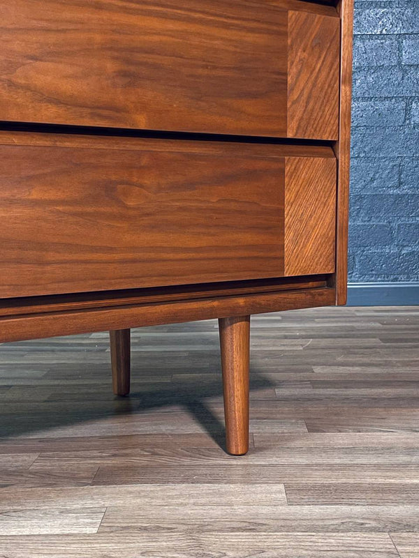 Mid-Century Modern 9-Drawer Walnut Dresser, c.1960’s