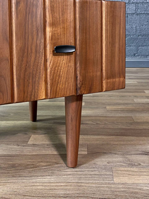 Mid-Century Modern Brutalist Walnut Night Stand, c.1970’s