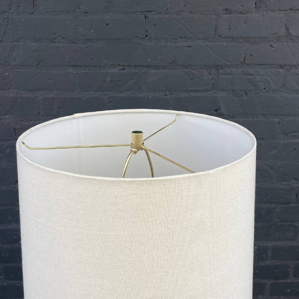 Richard Barr Brutalist Iron Table Lamp for Laurel, c.1960’s