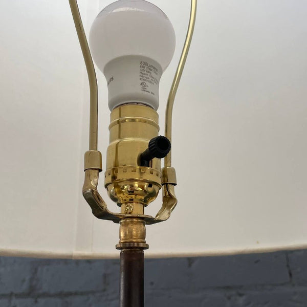 Richard Barr Brutalist Iron Table Lamp for Laurel, c.1960’s