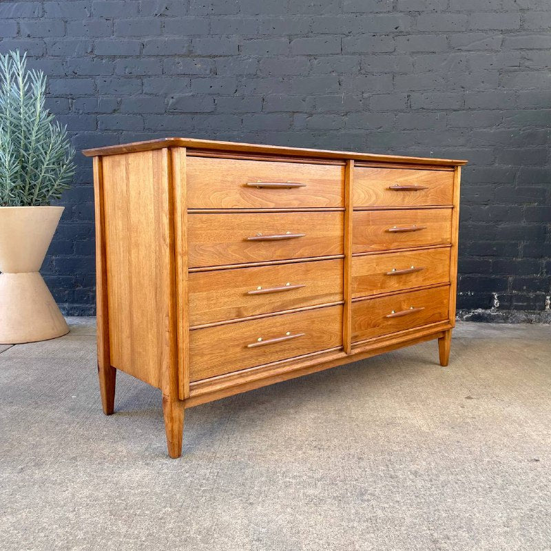 mid century modern 8 drawer dresser Resenkos Mid Century Modern 8 Drawer Dresser for Bedroom with Hidden Handle Black