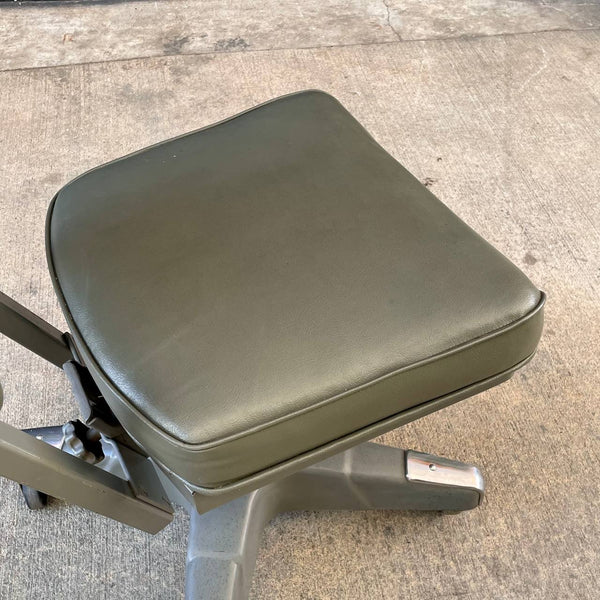 Mid-Century Modern Industrial Swivel Office Chair by Chromecraft, c.1960’s