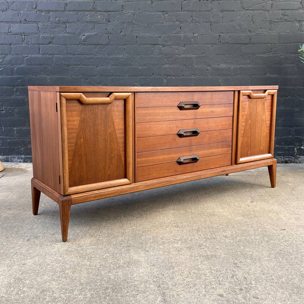 Mid-Century Modern Walnut Credenza by Basic Witz, c.1960’s