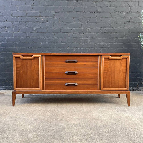 Mid-Century Modern Walnut Credenza by Basic Witz, c.1960’s