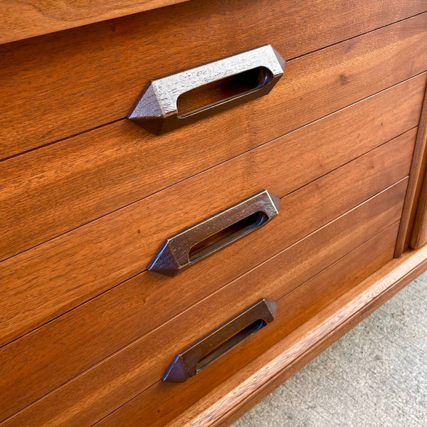 Mid-Century Modern Walnut Credenza by Basic Witz, c.1960’s