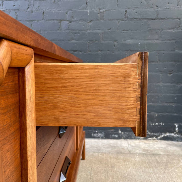 Mid-Century Modern Walnut Credenza by Basic Witz, c.1960’s