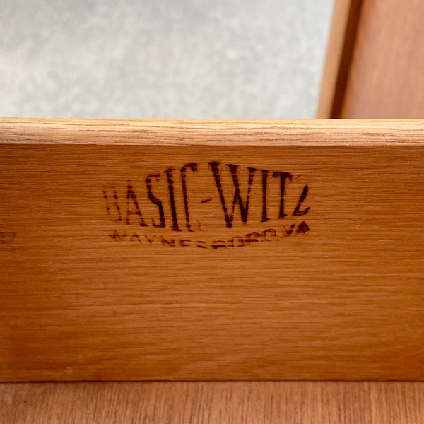 Mid-Century Modern Walnut Credenza by Basic Witz, c.1960’s