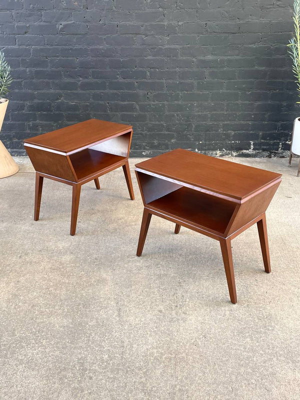 Pair of Mid-Century Modern Bookshelf Side Tables, c.1960’s