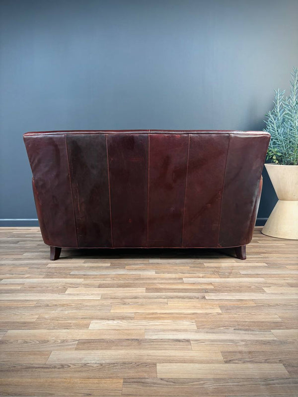 Contemporary Leather Sofa by Crate & Barrel