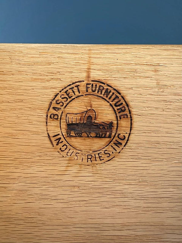 Mid-Century Modern Walnut Highboy Dresser by Bassett Furniture, c.1960’s