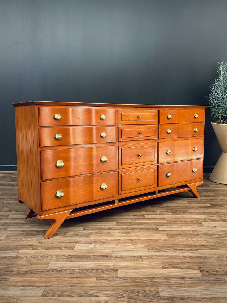 Mid-Century Modern 12-Drawer Dresser by Kling Furniture, c.1960's Vintage Supply Mid-Century Modern 12-Drawer Dresser by Kling Furniture, c.1960's Vintage Supply