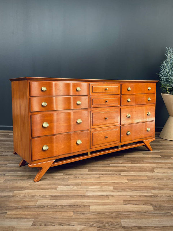 Mid-Century Modern 12-Drawer Dresser by Kling Furniture, c.1960’s