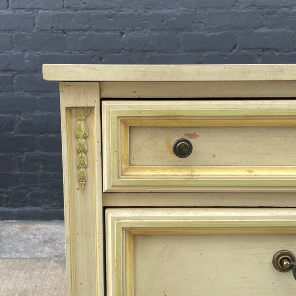 Vintage French Provincial Style 9-Drawer Dresser by Stanley, c.1960’s