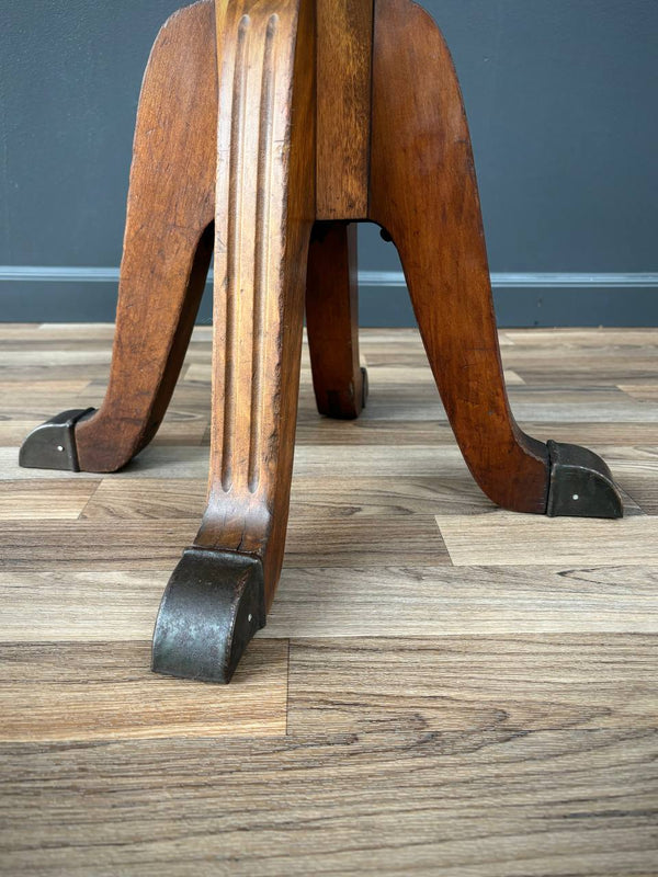 Antique Duncan Phyfe Style Adjustable Piano Stool, c.1930’s