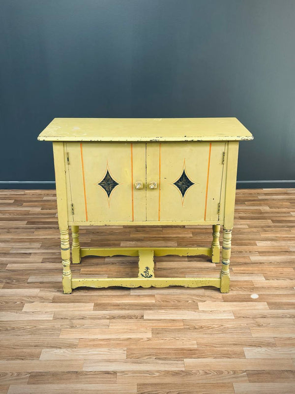 Antique Jacobean Style Painted Sideboard, c.1930’s
