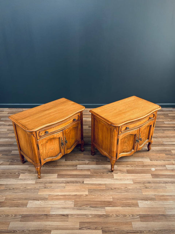 Pair of French Provincial Style Night Stands, c.1960’s