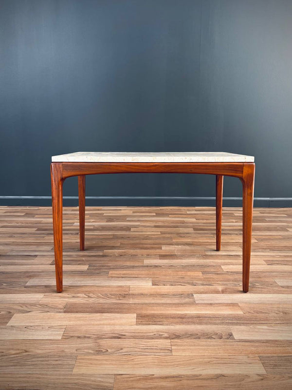 Mid-Century Modern “Rhythm” Marble Side Table by Lane, c.1960’s
