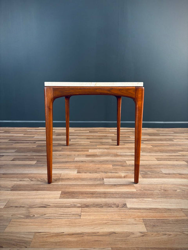 Mid-Century Modern “Rhythm” Marble Side Table by Lane, c.1960’s