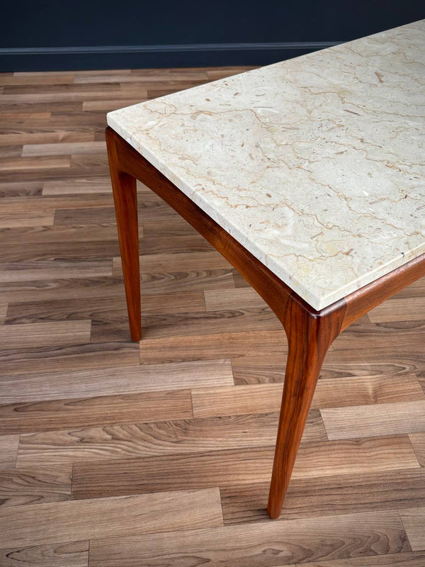 Mid-Century Modern “Rhythm” Marble Side Table by Lane, c.1960’s