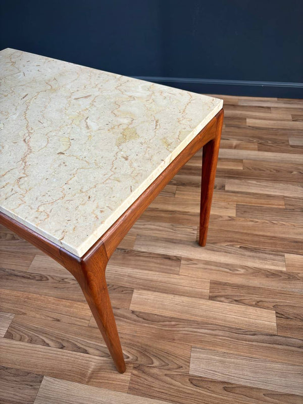 Mid-Century Modern “Rhythm” Marble Side Table by Lane, c.1960’s