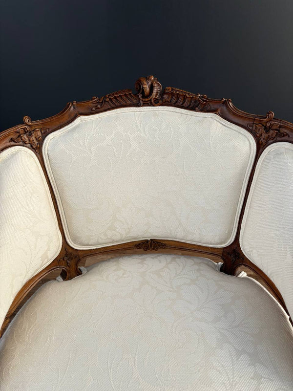Pair of French Antique Louis XV-Style Arm Chairs, c.1950’s
