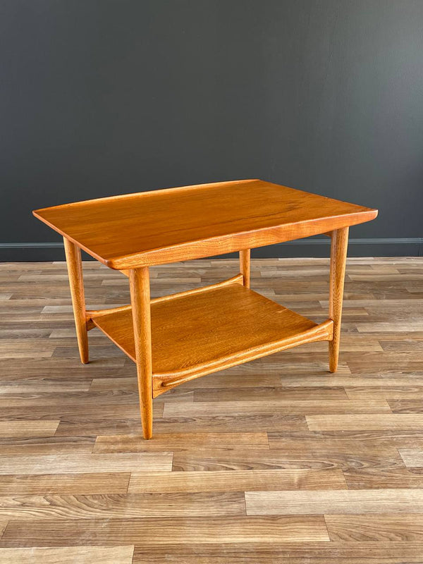 Mid-Century Modern Teak Two-Tier Side Table by Lane, c.1960’s