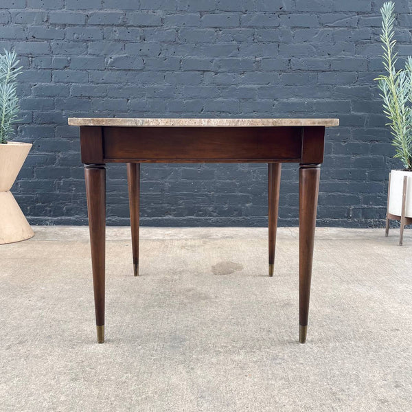 Mid-Century Modern Dining Table with Marble Top, c.1960’s