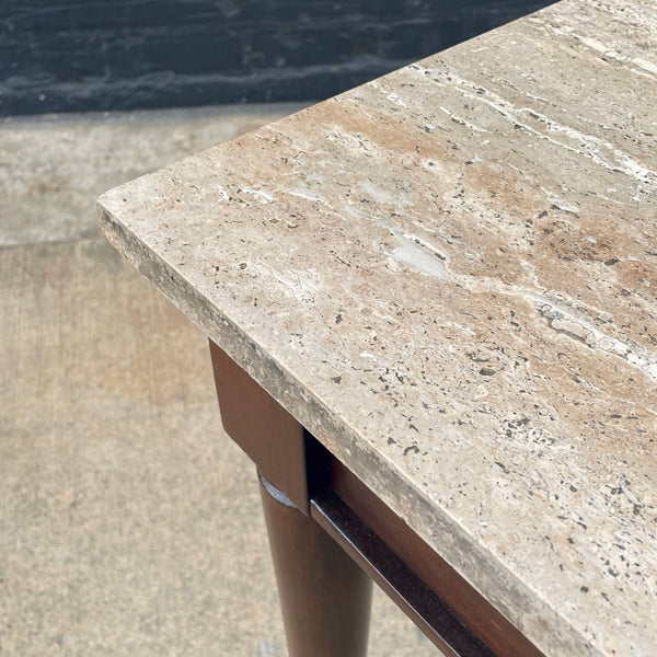 Mid-Century Modern Dining Table with Marble Top, c.1960’s