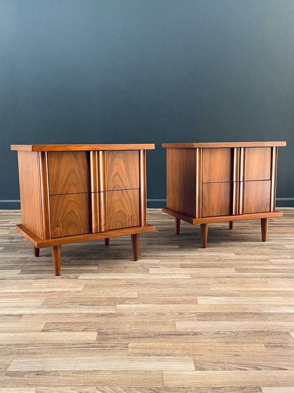 Pair of Mid-Century Modern Night Stands by American of Martinsville