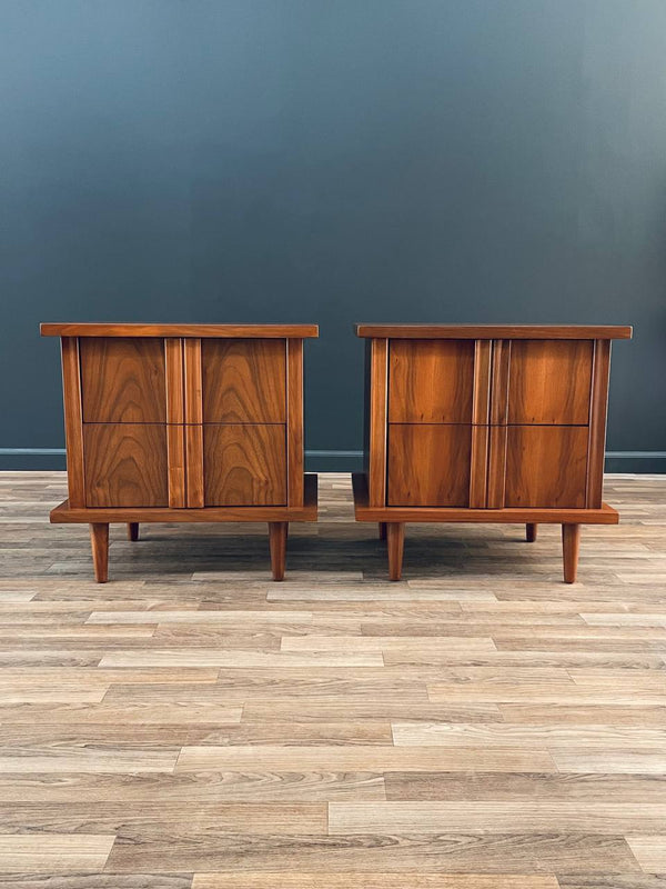 Pair of Mid-Century Modern Night Stands by American of Martinsville