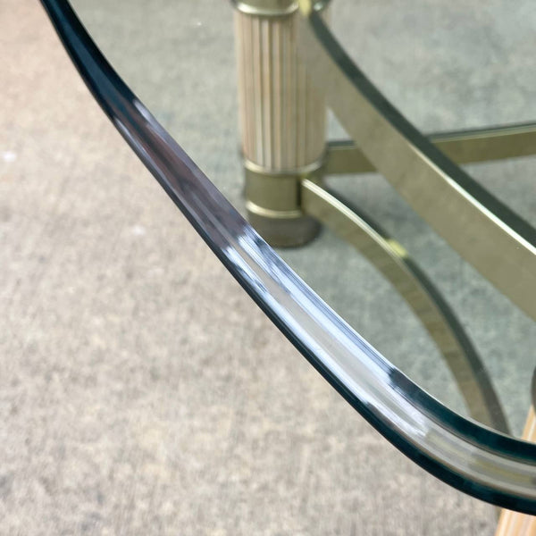 Italian Mid-Century Modern Brass Horn Style Coffee Table, c.1970’s