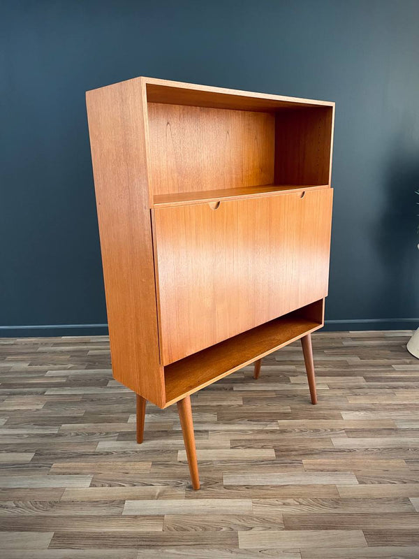 Vintage Danish Modern Teak Bookcase Cabinet by Bramin, c.1960’s