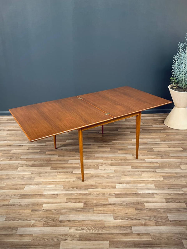 Karl-Erik Ekselius Expanding Walnut Dining Table for Dux, c.1950’s