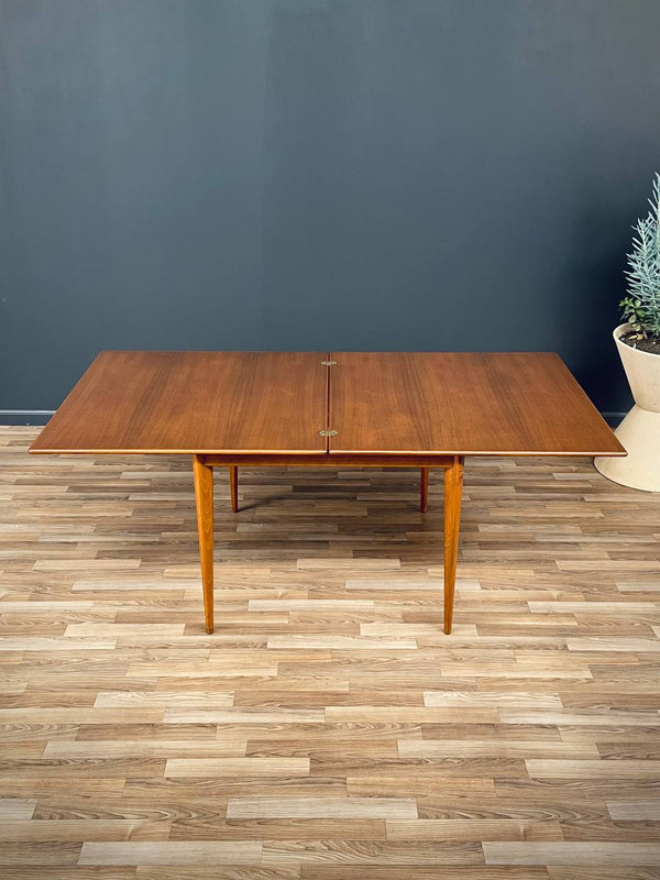 Karl-Erik Ekselius Expanding Walnut Dining Table for Dux, c.1950’s