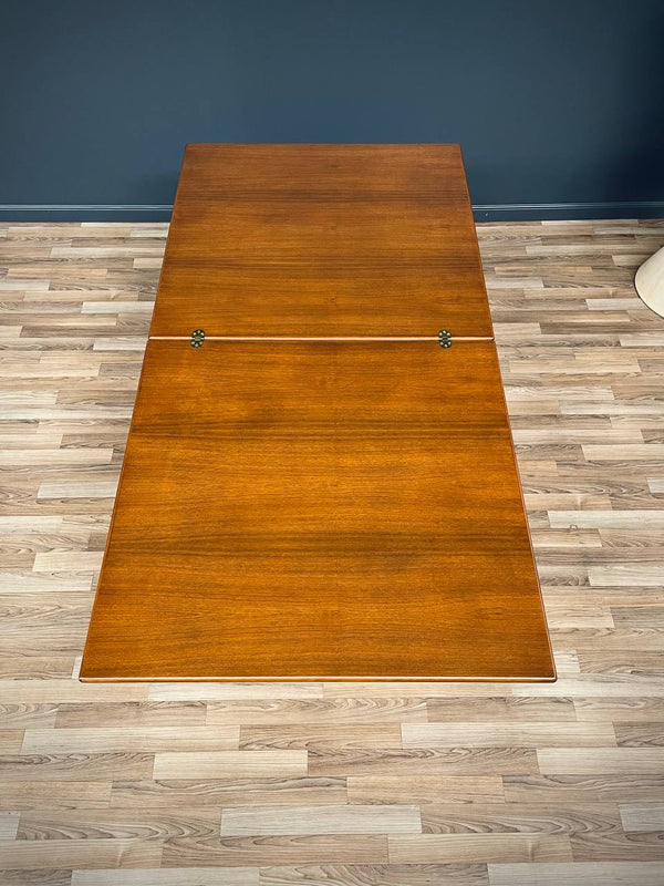 Karl-Erik Ekselius Expanding Walnut Dining Table for Dux, c.1950’s