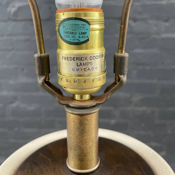 Vintage Ceramic Table Lamp by Frederick Cooper, c.1960’s