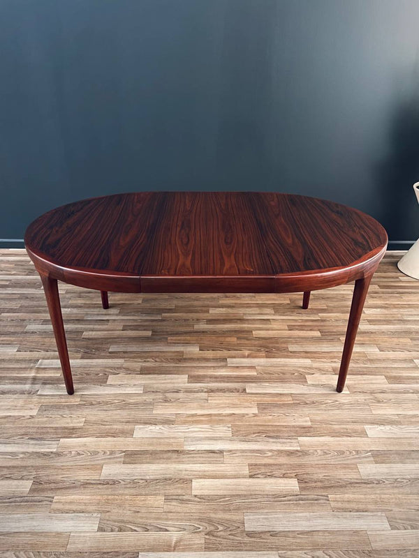 Danish Modern Large Expanding Rosewood Dining Table, c.1960’s