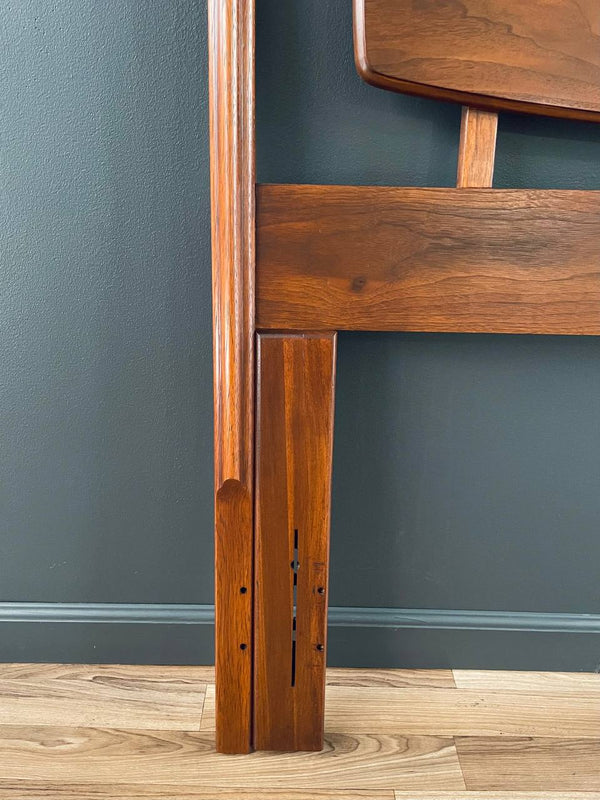 Mid-Century Modern Sculpted Walnut Headboard by Lane, c.1960’s